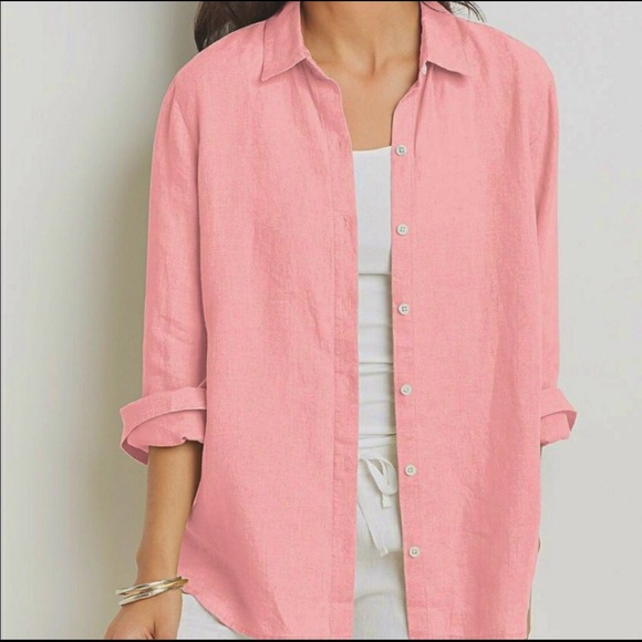 J. Jill Tops - J. Jill Linen Button Down Shirt XS